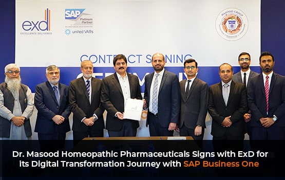 Masood Pharmaceuticals selects ExD for its Digital Transformation through SAP Business One