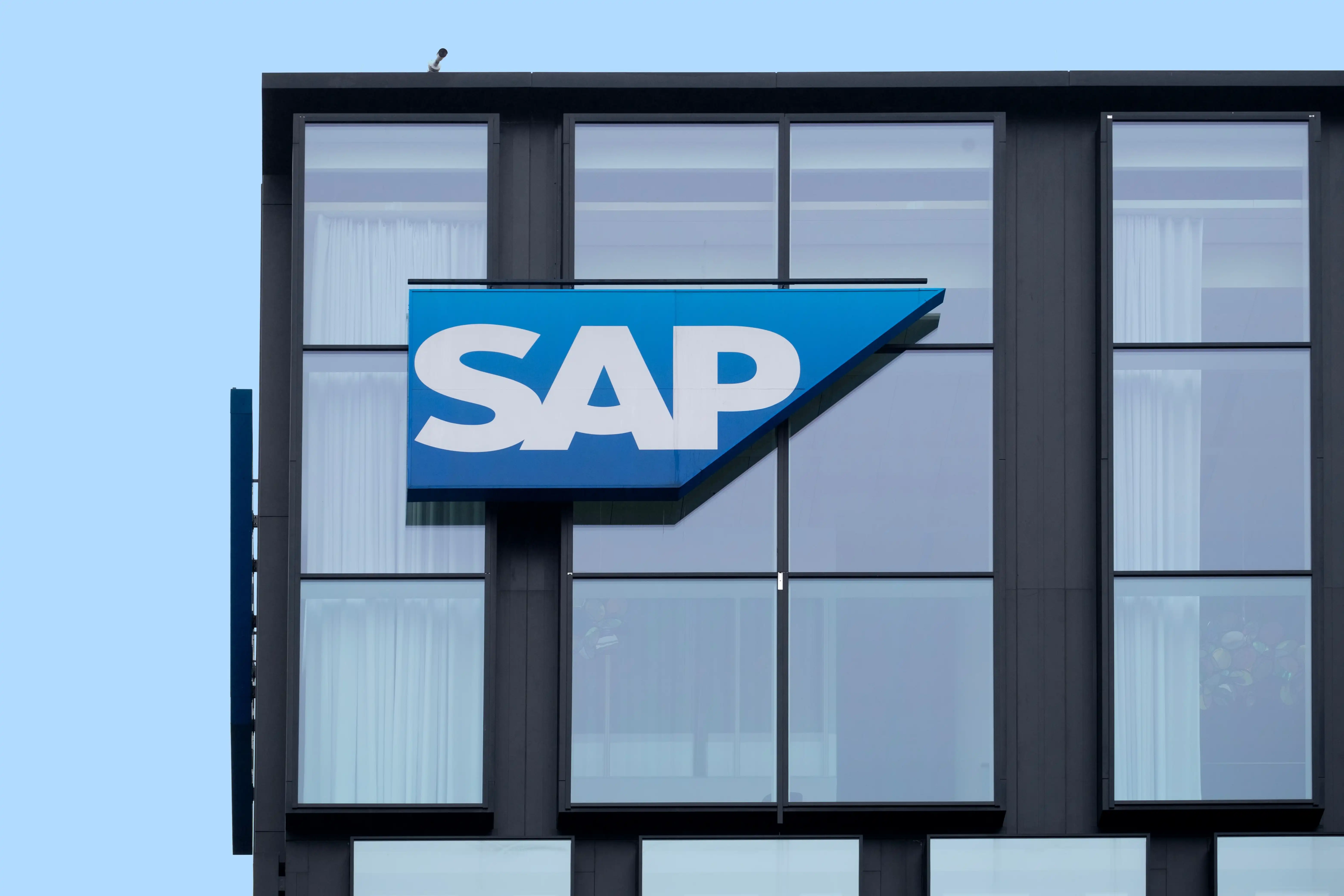 SAP office building signage